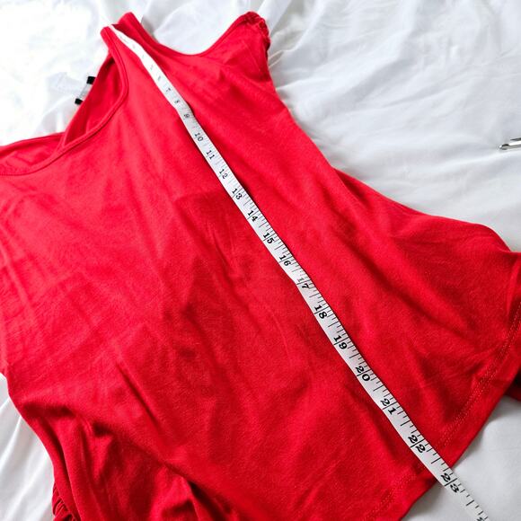 Venus EUC crisscross back sleeveless top Small Valentine red - Picture 10 of 17